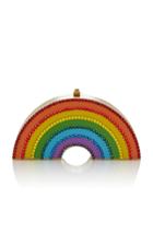 Judith Leiber Couture Rainbow Pillbox Clutch