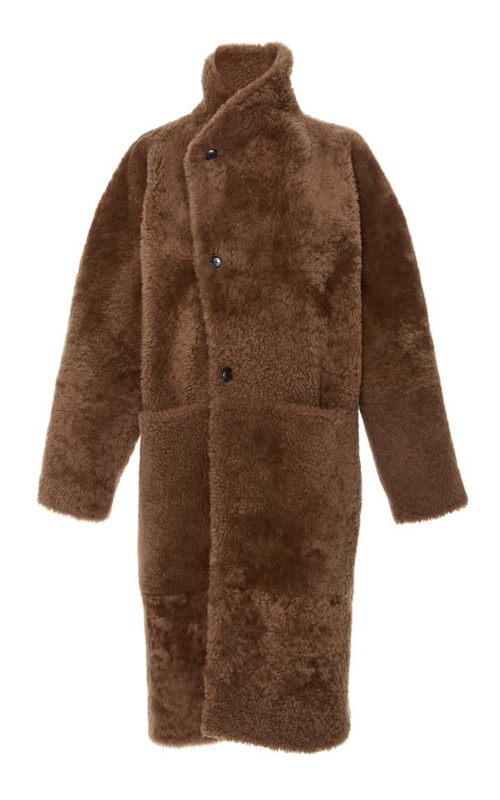 Apiece Apart Cove High Pile Shearling Parka
