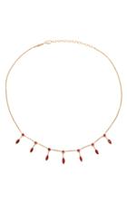 Jacquie Aiche Ruby Marquise Drop Necklace