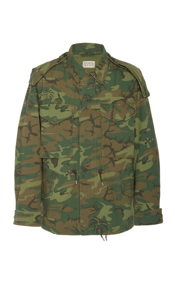 Rrl Holso Camouflage Cotton Jacket