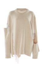 Christopher Kane Cutout Crystal Embellished Pullover