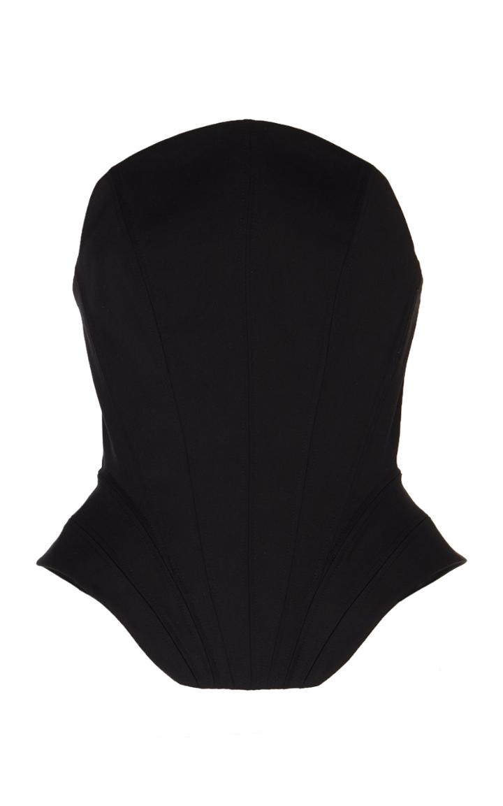 Mugler Cotton-blend Corset Top