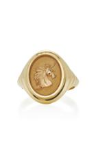 Retrouvai Unicorn 18k Gold Ring