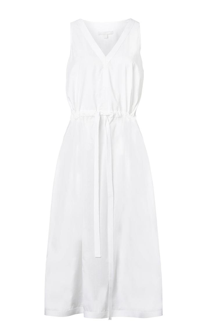 White Story Margaret Sleeveless Drawstring Dress