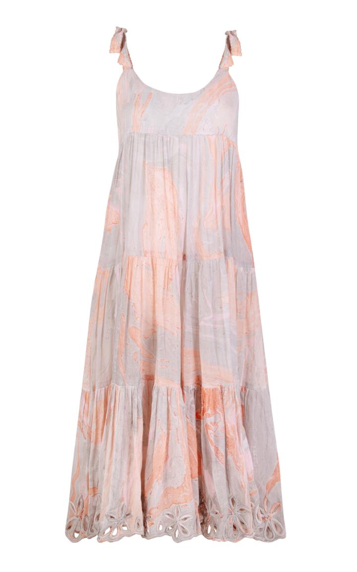 Moda Operandi Juliet Dunn Marble Print 70's Sundress