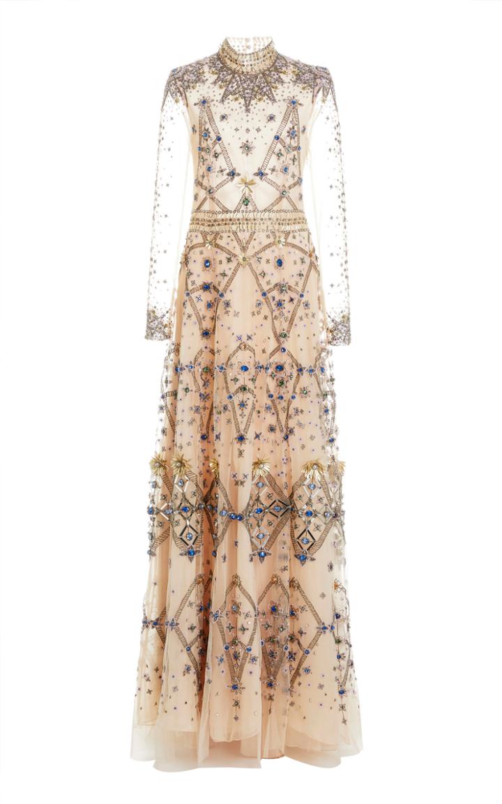 Moda Operandi Cucculelli Shaheen Astra Multi Gunmetal Gown