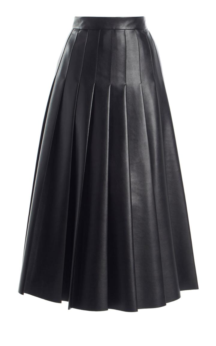 Moda Operandi Emilia Wickstead Gretchen Faux Leather Skirt