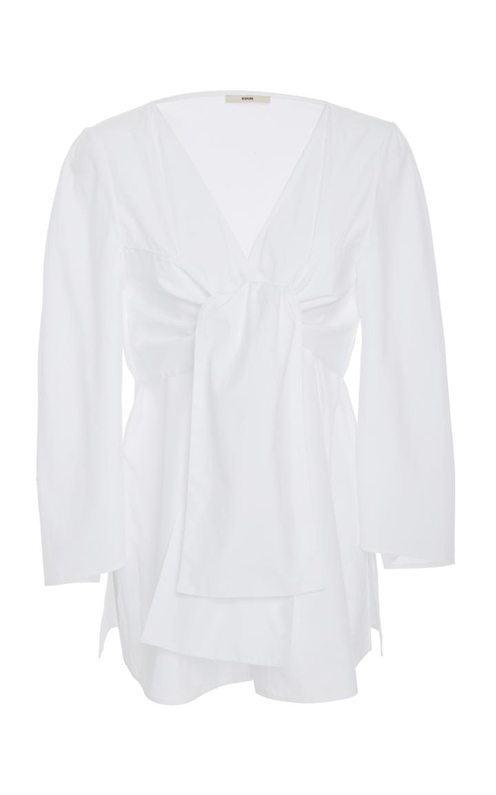Edun Front Tie Blouse
