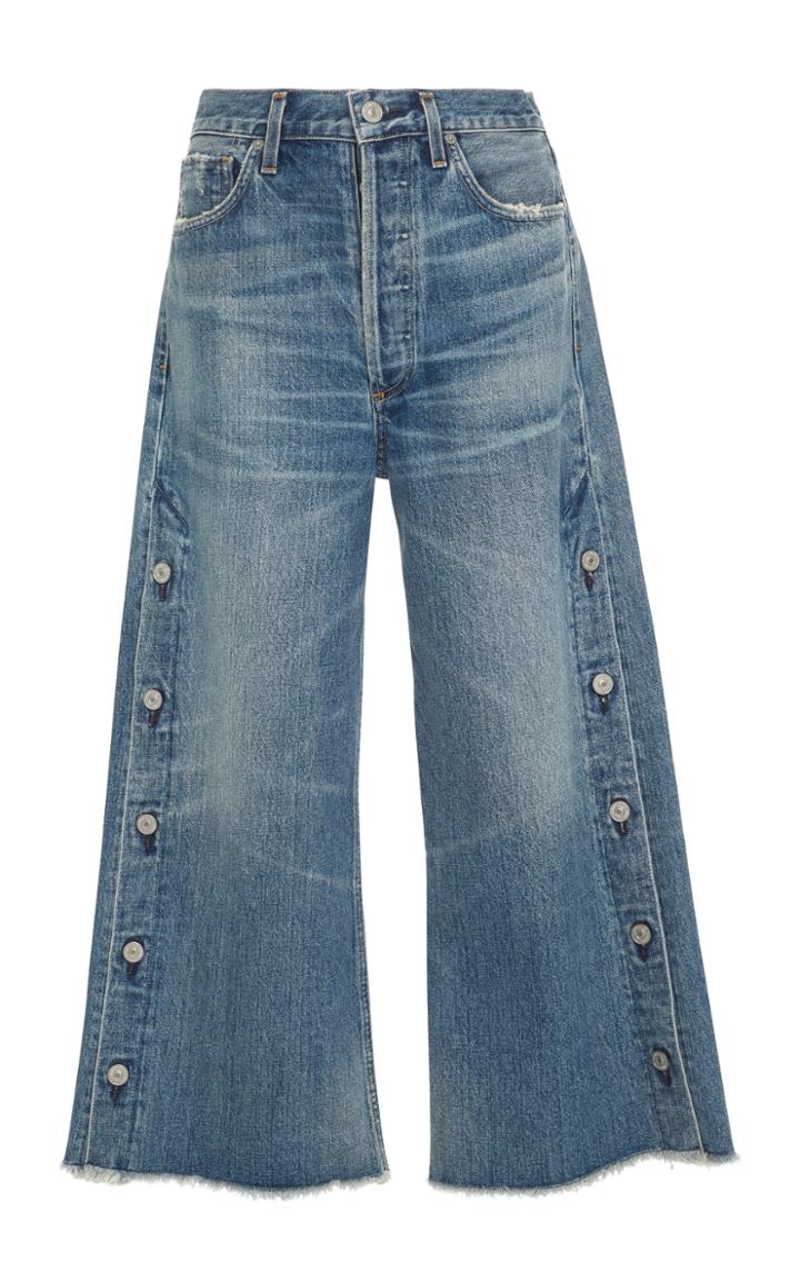 Citizens Of Humanity Emma High-rise Wide-leg Cropped Jeans