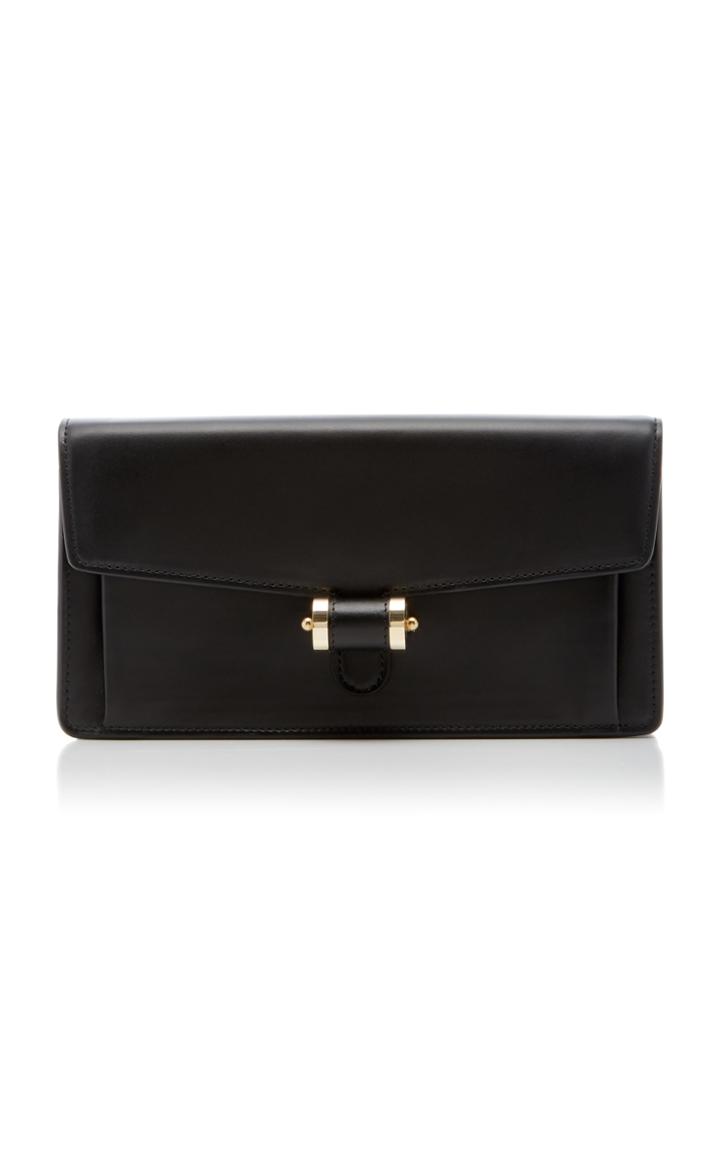 Co Leather Foldover Clutch