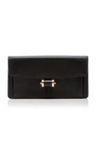 Co Leather Foldover Clutch