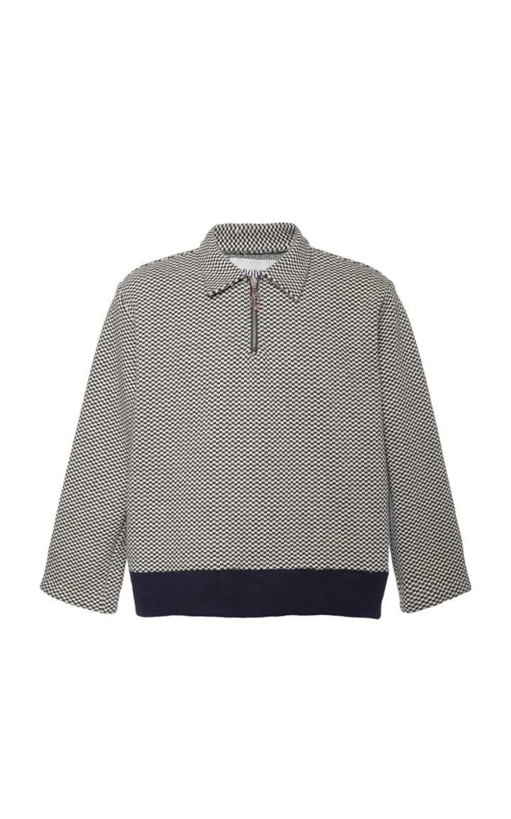 Bode Checkered Zip-pullover