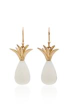 Annette Ferdinandsen M'o Exclusive: White Agate Pineapple Earrings