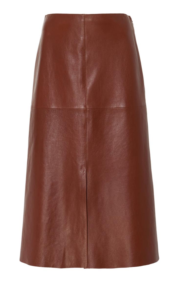 Joseph Sidena Lambskin Knee-length Skirt