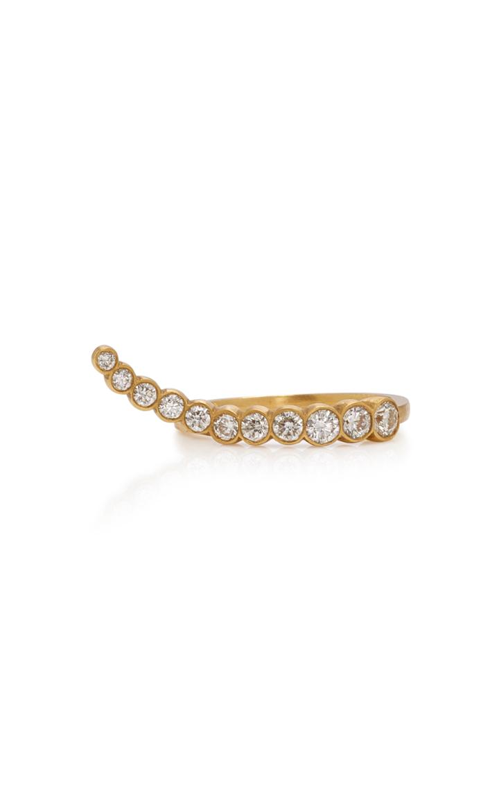 Moda Operandi Sophie Bille Brahe Escalier De Lune 18k Gold Diamond Ring