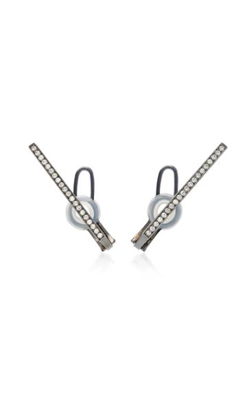 Jack Vartanian Diamond Line Earrings