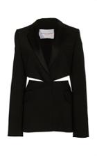 Carolina Herrera Notch Lapel Cut-out Jacket