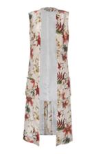 Moda Operandi Andres Otalora Cincha Printed Wool-silk Vest