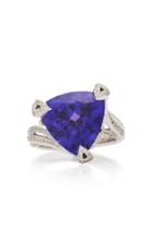 Akillis 18k Gold Tanzanite And Diamond Ring