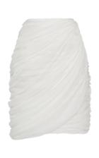 Giambattista Valli Gathered Chiffon Skirt