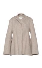 Jil Sander Oversized Wool-blend Felt Blazer Jacket