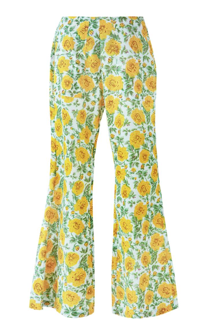 Moda Operandi Alix Of Bohemia Charlie Printed Cotton Wide-leg Pants