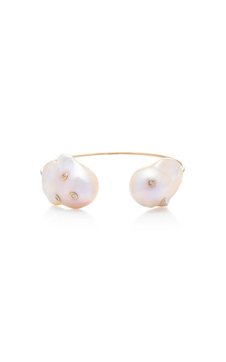 Mizuki Limited Edition Freshwater Baroque Pearl Cuff