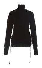 David Koma Lace Up Jumper