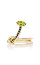 Bea Bongiasca Gloriosa Lily 9k Rose Gold Multi-stone Ring