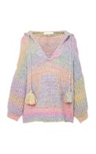 Loveshackfancy Remington Multicolor Wool-blend Hooded Sweatshirt