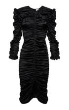 Moda Operandi Magda Butrym Pula Ruched Silk-blend Mini Dress Size: 34
