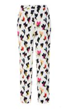 Escada Talaranto Mid Rise Printed Cotton-blend Pants