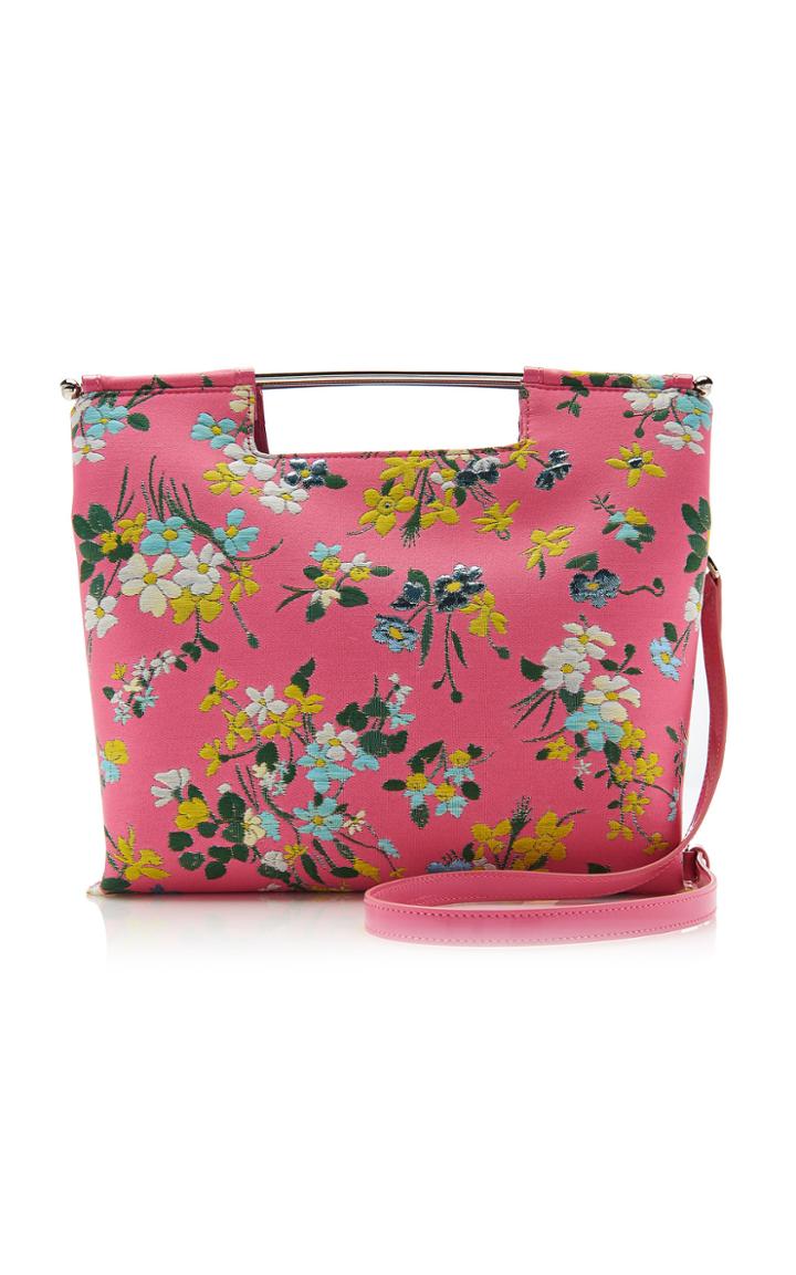 Delpozo Gret Floral Embellished Tote Bag