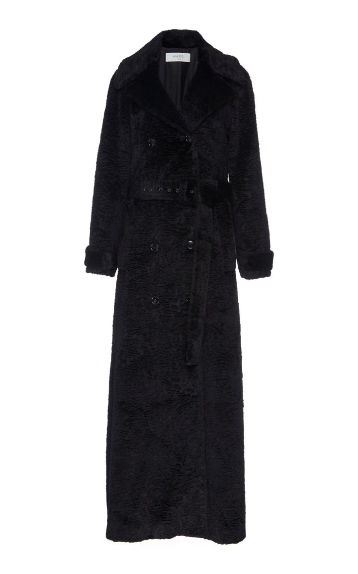 Marei 1998 Muscari Faux Fur Coat