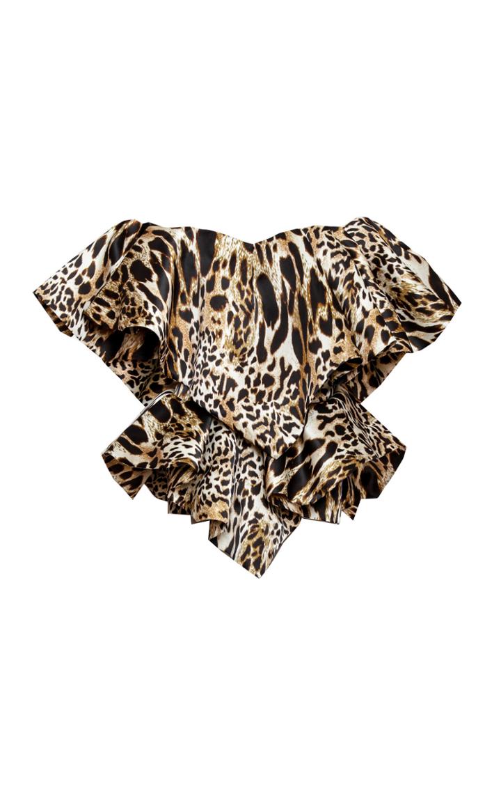 Alexandre Vauthier Off-the-shoulder Silk Ruffle Dress