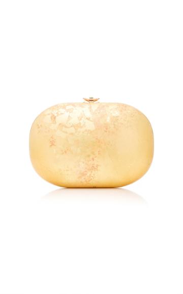 Jeffrey Levinson Elina Gold-foiled Clutch