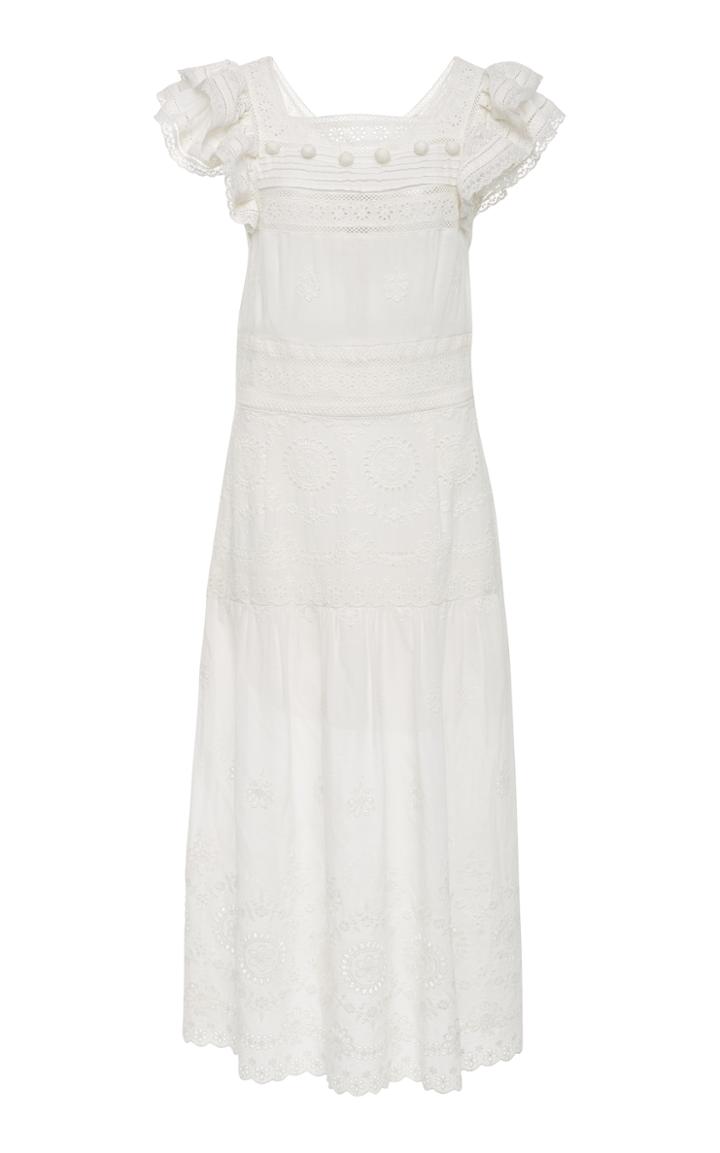 Sea Sofie Lace Flutter Sleeve Dress