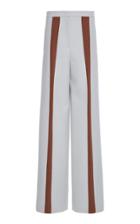 Jil Sander Largo Stripe Detail Gabardine Pants