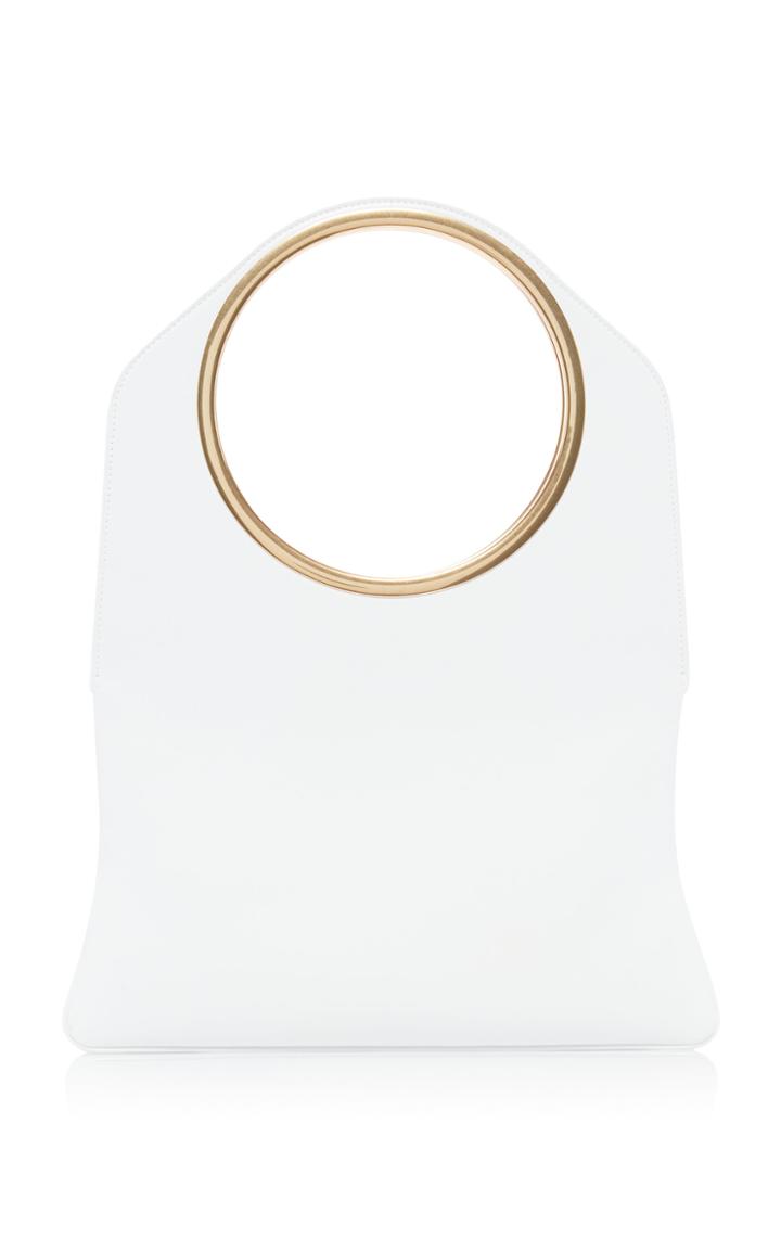 By Far Samantha Leather Top Handle Bag