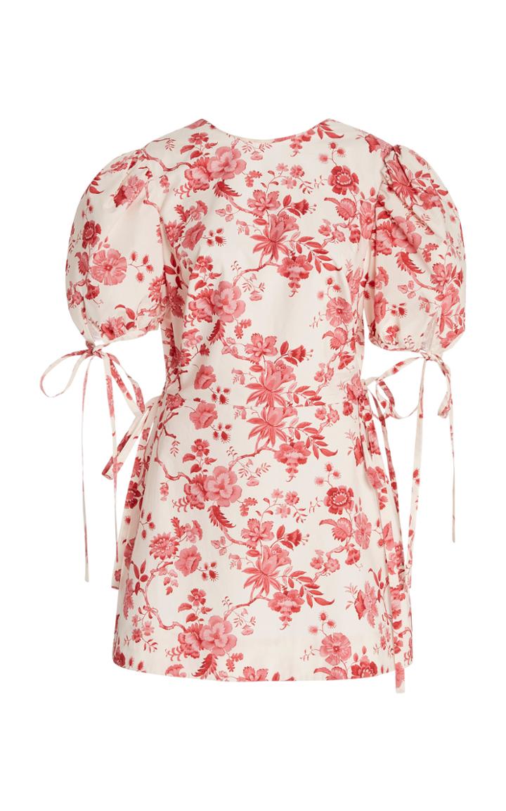 The Vampire's Wife The Wrapsody Printed Crepe Dress