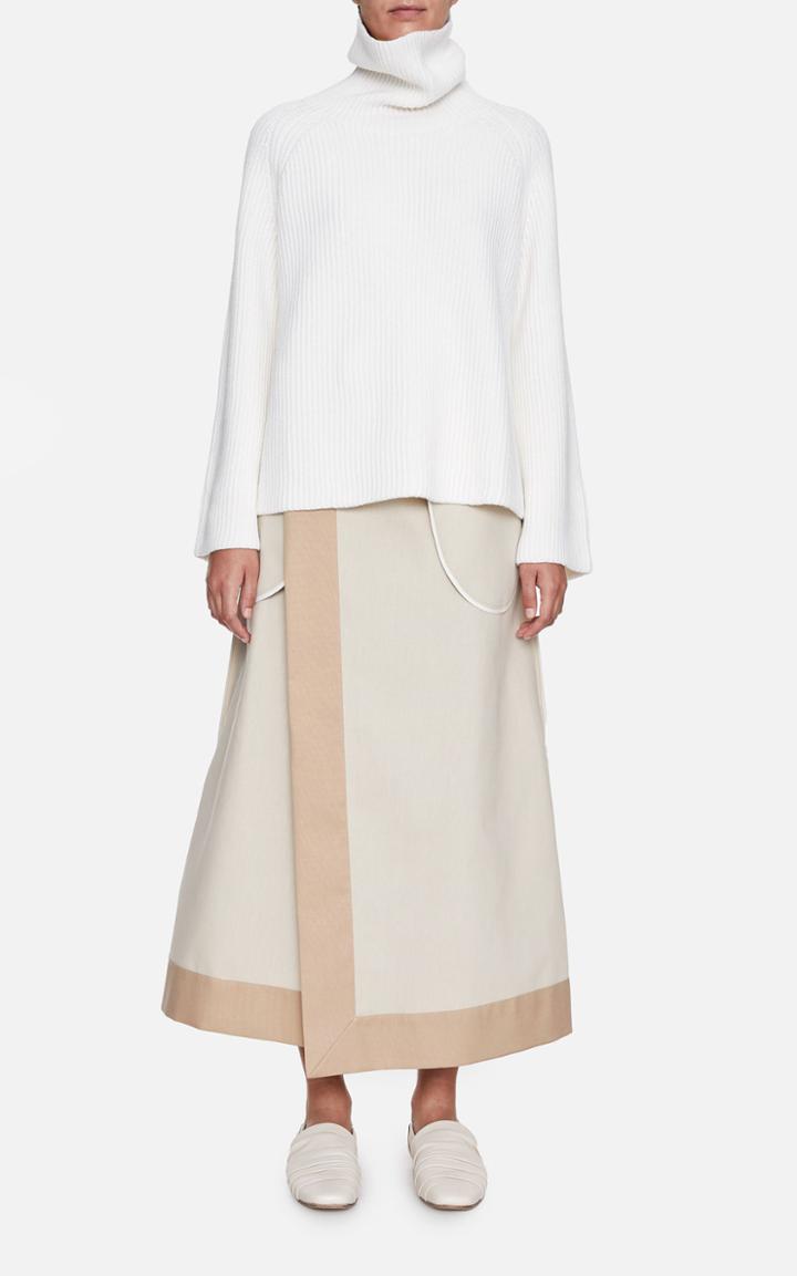 Moda Operandi Mark Kenly Domino Tan Nora Wrap Maxi Skirt