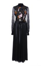 Diane Von Furstenberg High Neck Maxi Dress