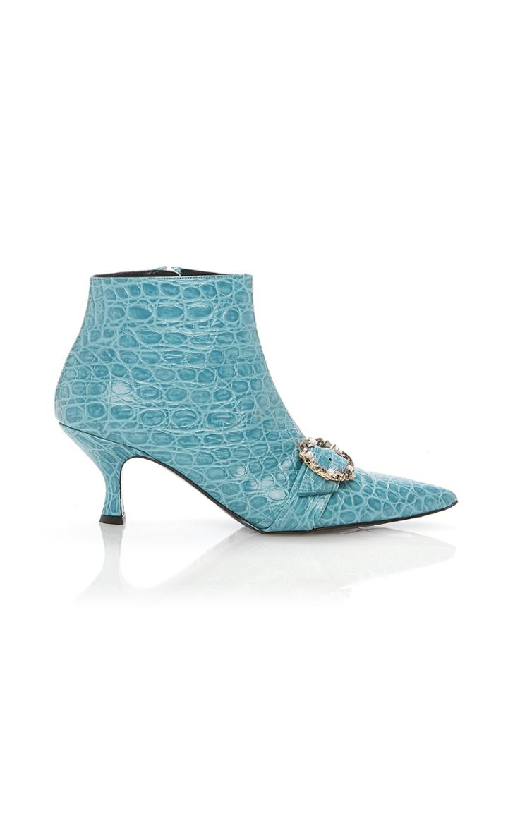 Erdem Sienna Buckle Ankle Boots