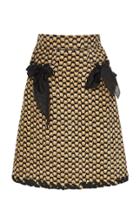 Moda Operandi Tory Burch Macrame Tweed Mini Skirt Size: 00