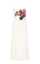 Moda Operandi Jason Wu Collection Floral-print Silk Habotai Midi Dress Size: 0