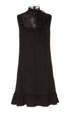 Moda Operandi Red Valentino Bow-detailed Tulle And Crepe Dress Size: 36