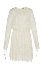 Pascal Millet Lace Long Sleeve Dress