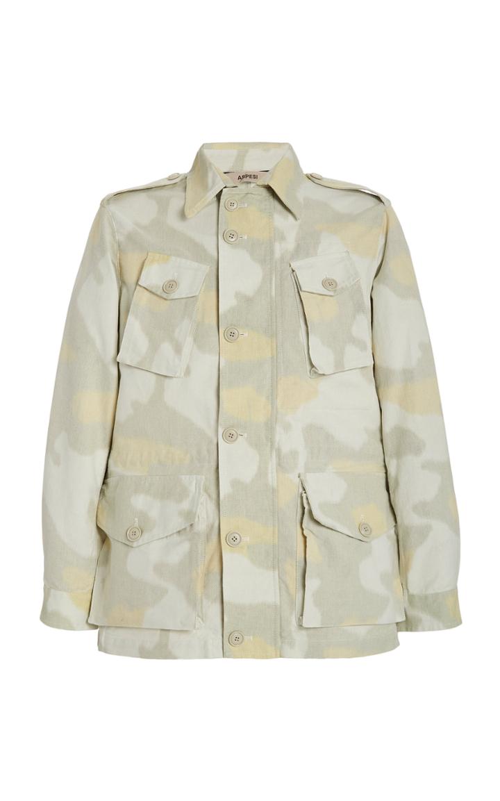 Aspesi Vancouver Printed Cotton-gabardine Jacket