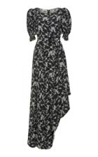 Co Asymmetric Floral Maxi Dress