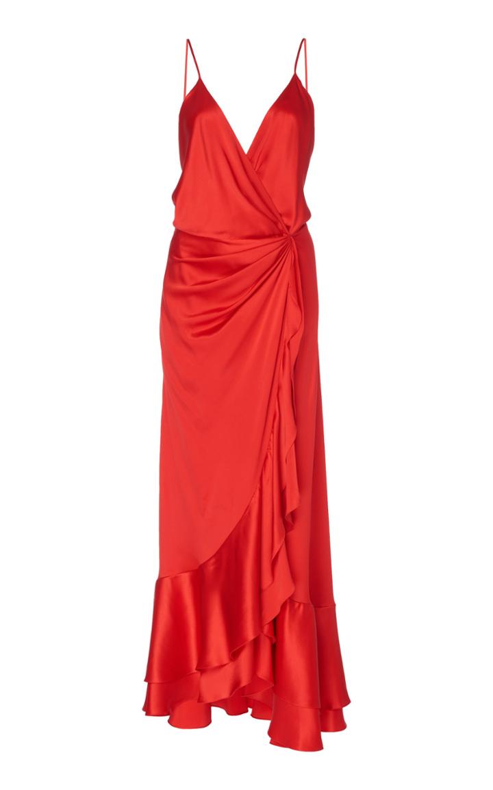 Johanna Ortiz Silk Charmeuse Perfumero Dress